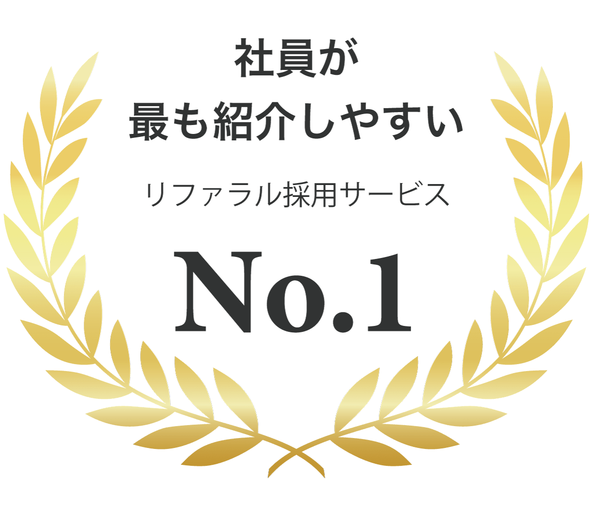 社員が紹介しやすいNo.1